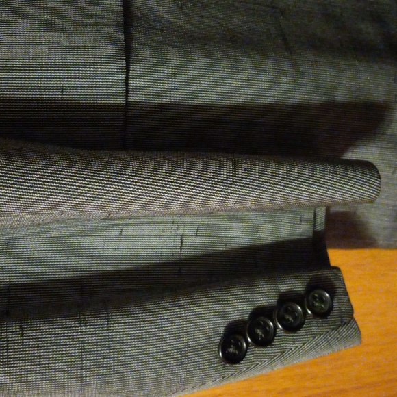 Mens Oxxford clothes Blazer suit coat jacket Neiman Marcus pure silk 2 button - Picture 2 of 8